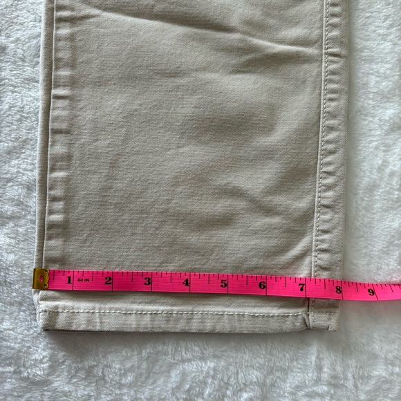 Peter Millar Crown Vintage 5 pocket Canvas Pant, Tan Size 33 - Picture 13 of 13